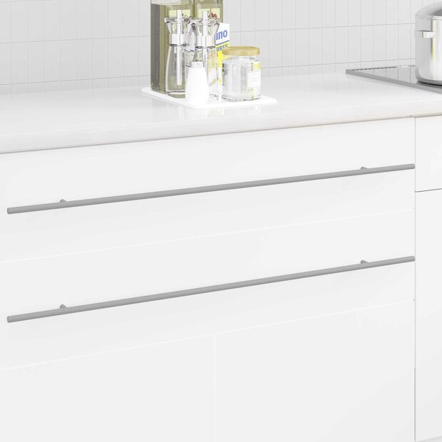 Kasthandgreep 2 st Zilver 900 mm Roestvrij staal 1