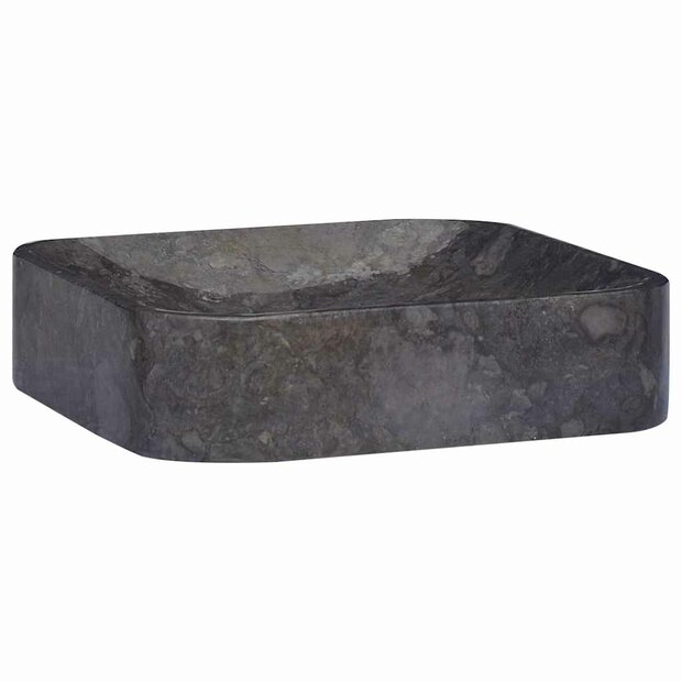 Gootsteen 40x40x10 cm marmer zwart 1