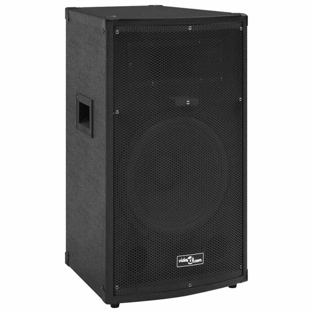 Hifi-podiumluidspreker passief 150 W 37x37x64 cm zwart 1