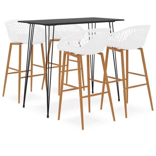 5-delige Barset zwart en wit 1
