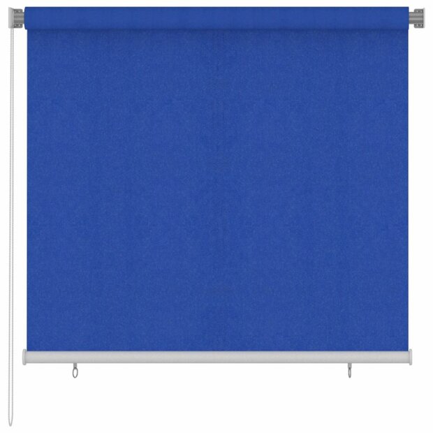 Rolgordijn voor buiten 165(B)x140(H) cm HDPE blauw 1