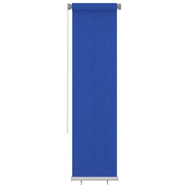 Rolgordijn voor buiten 65(B)x230(H) cm HDPE blauw 1