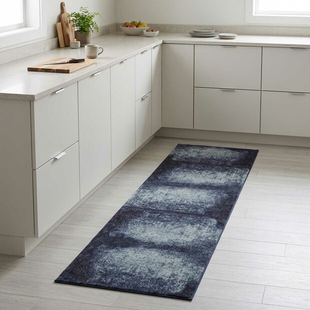 Keukenmat Blauwe Schaduw 150 x 45 cm 100% Polyamide 1