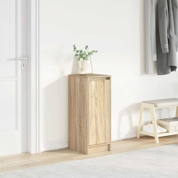 Schoenenkast 29,5x34x76 cm bewerkt hout sonoma eikenkleurig 1