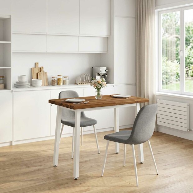 Vierkante Eettafel 90 x 55 x 75 cm Massief Acaciahout 1