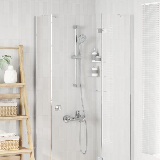Douchesysteem set Chroom 70 cm Roestvrij staal 1