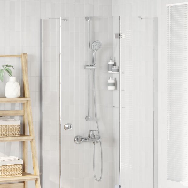Douchesysteem set Chroom 100 cm Roestvrij staal 1