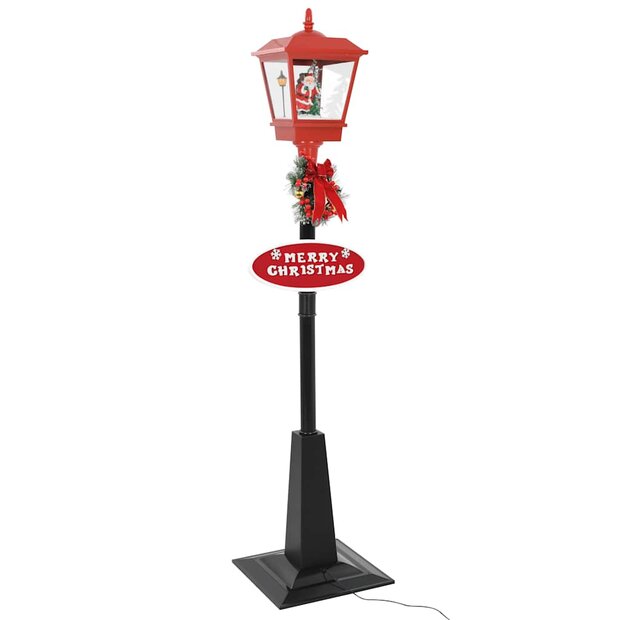 Straatlantaarn met kerstman LED 180 cm 1