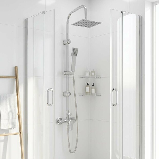 Douchesysteem Chroom Roestvrij staal 21 x 48 x 112 cm 1