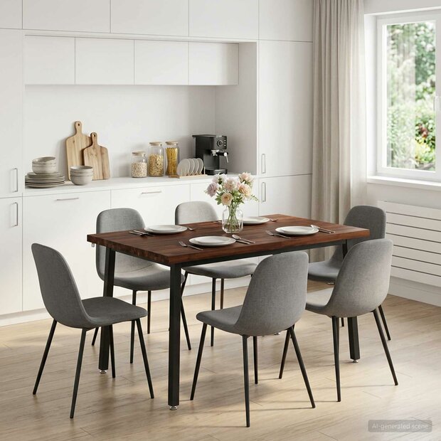 Live Edge Eettafel 90 x 55 x 75 cm Massief Acaciahout 1