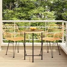 3-delige Tuinset poly rattan 8720845818180