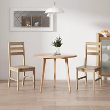 Eetkamerstoelen 2 st massief acaciahout