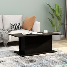 Salontafel 102x55,5x40 cm spaanplaat zwart