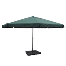 Parasol met draagbare voet aluminium (groen)