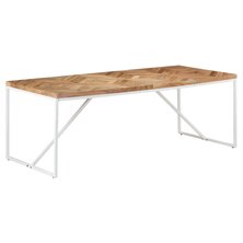 Eettafel 200x90x76 cm massief acaciahout en mangohout