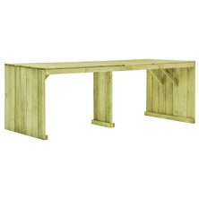 Tuintafel 220x101,5x80 cm ge&iuml;mpregneerd grenenhout