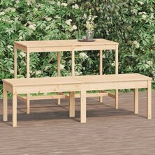 Tuinbank 2-zits 159,5x44x45 cm massief grenenhout