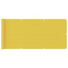 Balkonscherm 75x400 cm HDPE geel