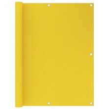 Balkonscherm 120x300 cm HDPE geel 8720286095638
