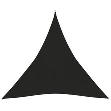 Zonnezeil 160 g/m&sup2; 4,5x4,5x4,5 m HDPE zwart