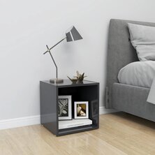 Tv-meubel 37x35x37 cm bewerkt hout grijs