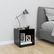 Tv-meubel 37x35x37 cm spaanplaat zwart