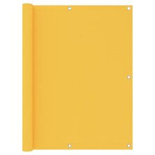 Balkonscherm 120x500 cm oxford stof geel