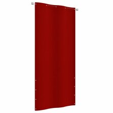 Balkonscherm 100x240 cm oxford stof rood