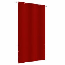 Balkonscherm 120x240 cm oxford stof rood