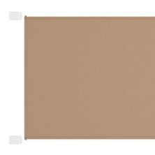 Luifel verticaal 100x270 cm oxford stof taupe