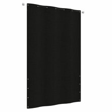 Balkonscherm 140x240 cm oxford stof zwart