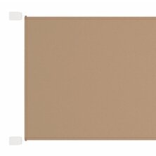 Luifel verticaal 100x420 cm oxford stof taupe