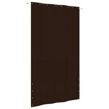 Balkonscherm 160x240 cm oxford stof bruin