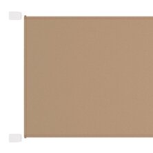 Luifel verticaal 140x600 cm oxford stof taupe