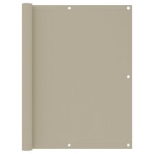 Balkonscherm 120x600 cm oxford stof beige