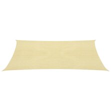 Zonnescherm HDPE rechthoekig 2x4 m beige