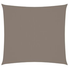 Zonnescherm vierkant 2,5x2,5 m oxford stof taupe