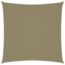 Zonnescherm vierkant 2,5x2,5 m oxford stof beige