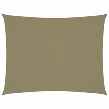 Zonnescherm rechthoekig 2x3 m oxford stof beige