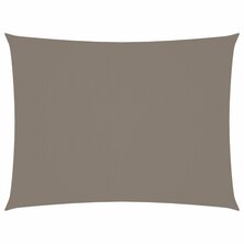 Zonnescherm rechthoekig 2x3 m oxford stof taupe