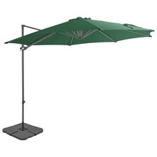 Parasol met draagbare voet groen 8719883591896