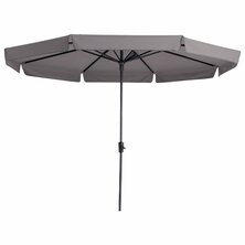 Madison Parasol Syros Luxe rond 350 cm taupe