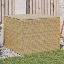 Tuinbox 291 L poly rattan gemengd beige