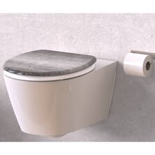 SCH&Uuml;TTE Toiletbril met soft-close INDUSTRIAL GREY