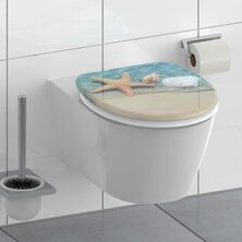 SCH&Uuml;TTE Toiletbril met soft-close BEACH