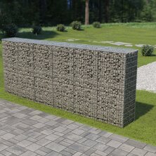 Schanskorfmuur met deksels 300x50x150 cm gegalvaniseerd staal