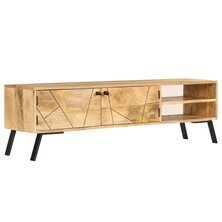 Tv-meubel 140x30x40 cm massief mangohout