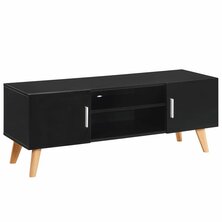 Tv-meubel 120x40x46 cm MDF zwart