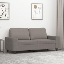 Tweezitsbank 140 cm stof taupe