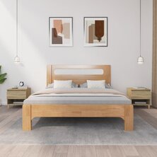 Nachtkastjes 2 st 50x46x50 cm bewerkt hout sonoma eikenkleurig